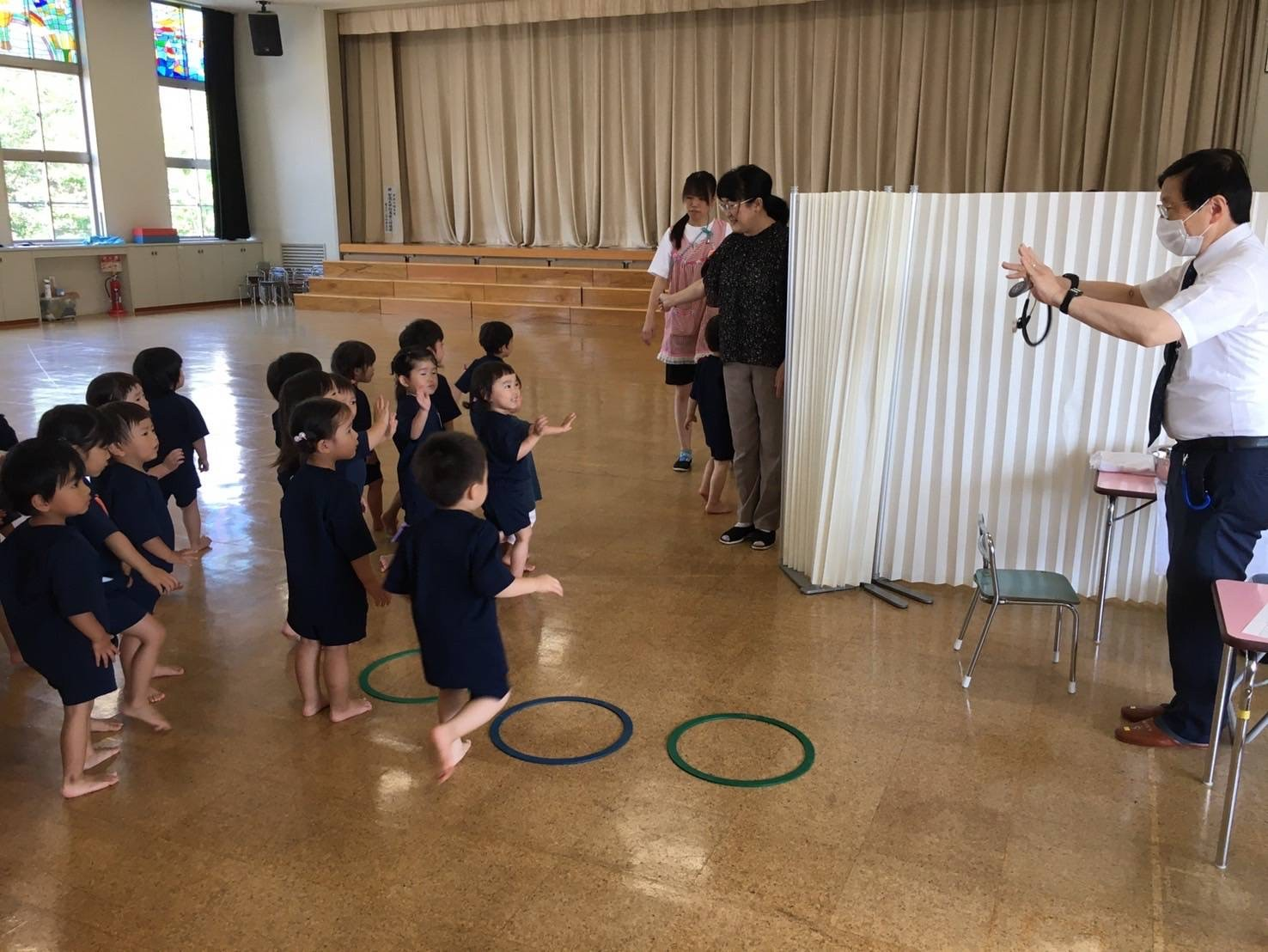 内科検診　中学校 